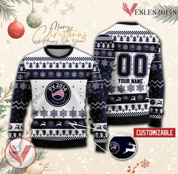 Porto Volei Women Volleyball Custom Ugly Christmas Sweater, Unique Gift For Fans - Vesles2014s