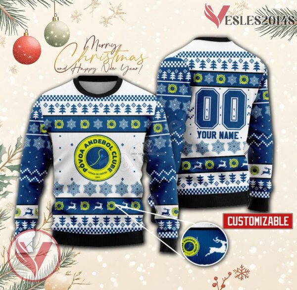 Povoa Handball Custom Ugly Christmas Sweater, Unique Gift For Fans - Vesles2014s