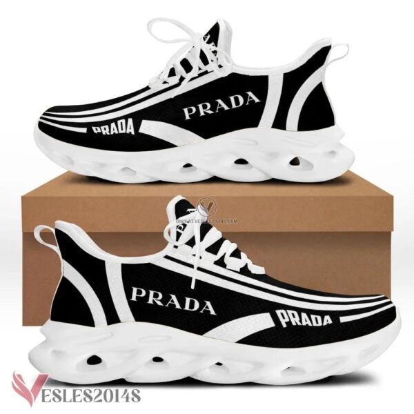 Prada Logo Custom Shoes, Best Running Shoes For Fans - Vesles2014S 1