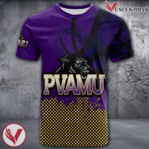 Prairie View A&M Panthers Basketball Grunge Pattern Unique Personalized T Shirts - Vesles2014S