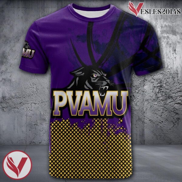 Prairie View A&M Panthers Basketball Grunge Pattern Unique Personalized T Shirts - Vesles2014S