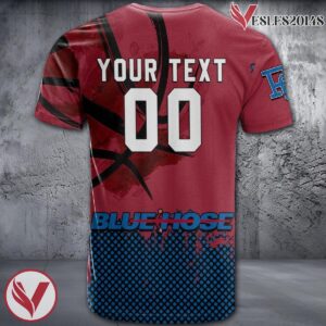 Presbyterian Blue Hose Basketball Grunge Pattern Unique Personalized T Shirts - Vesles2014S 1
