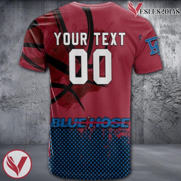 Presbyterian Blue Hose Basketball Grunge Pattern Unique Personalized T Shirts - Vesles2014S 1