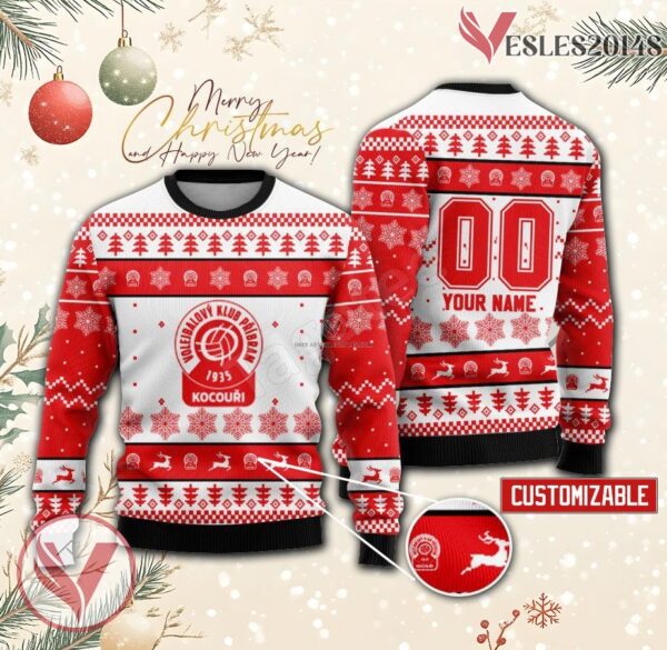 Pribram Volleyball Custom Ugly Christmas Sweater, Unique Gift For Fans - Vesles2014s
