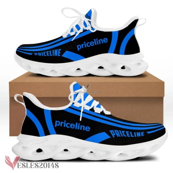 Priceline Logo Custom Shoes, Best Running Shoes For Fans - Vesles2014S 1