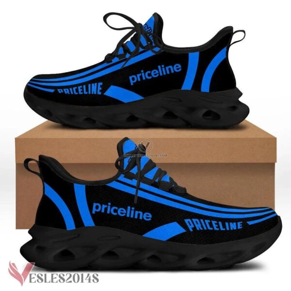 Priceline Logo Custom Shoes, Best Running Shoes For Fans - Vesles2014S