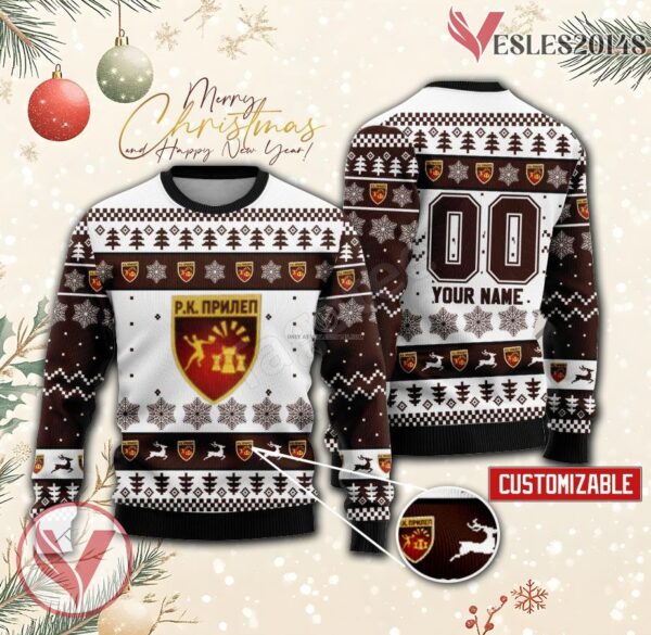 Prilep Handball Custom Ugly Christmas Sweater, Unique Gift For Fans - Vesles2014s