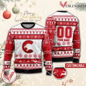 Prince George Cougars Hockey Custom Ugly Christmas Sweater, Unique Gift For Fans - Vesles2014s