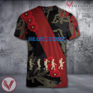 Princeton Tigers NCAA With Red Poppy Flower 3D Shirt, Unique Gift For Fans - Vesles2014S 1