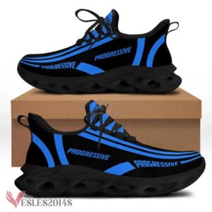 Progressive Logo Custom Shoes, Best Running Shoes For Fans - Vesles2014S