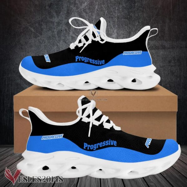 Progressive Logo Custom Shoes Style 1, Best Running Shoes For Fans - Vesles2014S 1