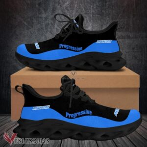 Progressive Logo Custom Shoes Style 1, Best Running Shoes For Fans - Vesles2014S