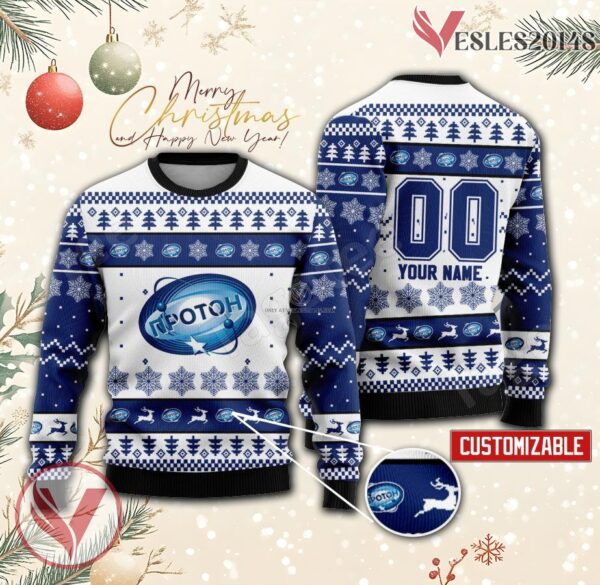 Proton Hockey Custom Ugly Christmas Sweater, Unique Gift For Fans - Vesles2014s