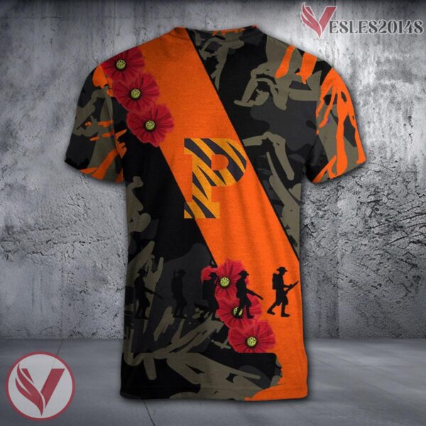 Providence Friars NCAA With Red Poppy Flower 3D Shirt, Unique Gift For Fans - Vesles2014S 1