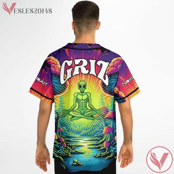 Psilocybin Mushroom Skeleton Custom Baseball Jersey - Vesles2014s 3