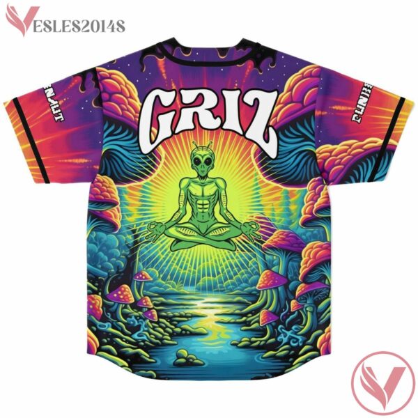 Psilocybin Mushroom Skeleton Custom Baseball Jersey - Vesles2014s