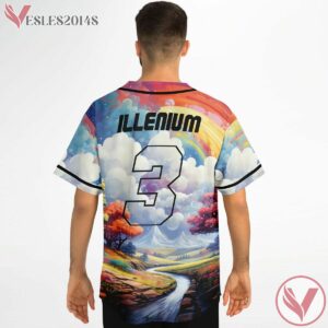 Psychedelic Dreamscape Jennifer custom Baseball Jersey - Vesles2014s 2