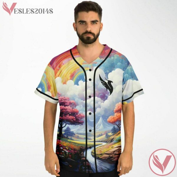 Psychedelic Dreamscape Jennifer custom Baseball Jersey - Vesles2014s 3