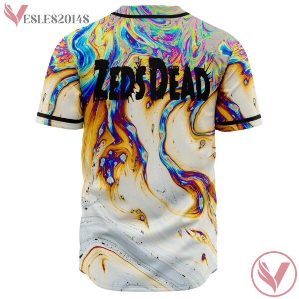 Psychedelic Wave Zeds Dead Trippin Baseball Jersey For EDM Festivals - Vesles2014s 1