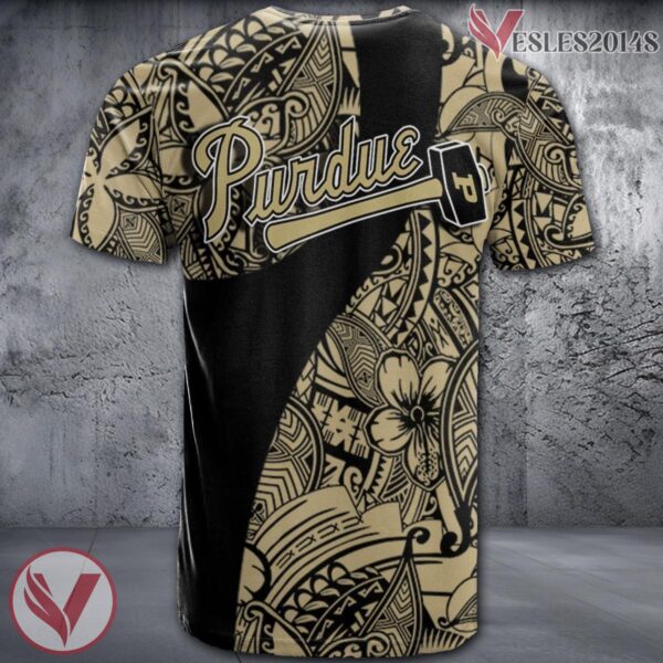 Purdue Boilermakers NCAA Polynesian Pattern Shirt, Unique Gifts For Fans - Vesles2014s 1