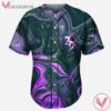 Purple Oil Slick Zeds Dead Baseball Jersey For EDM Festivals - Vesles2014s
