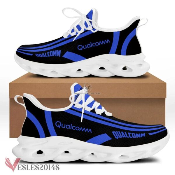 Qualcomm Logo Custom Shoes, Best Running Shoes For Fans - Vesles2014S 1