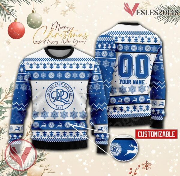 Queen's Park Rangers Custom Ugly Christmas Sweater, Unique Gift For Fans - Vesles2014s