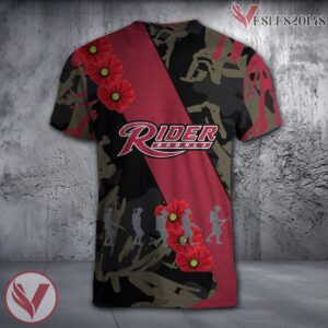RIT Tigers NCAA With Red Poppy Flower 3D Shirt, Unique Gift For Fans - Vesles2014S 1