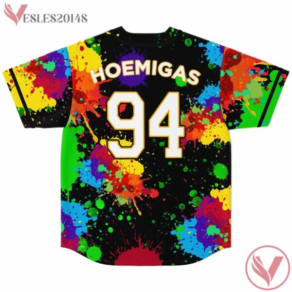 Raibow Paint Color Splashes Taylor Al Custom Jersey - Vesles2014s 1