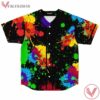 Raibow Paint Color Splashes Taylor Al Custom Jersey - Vesles2014s