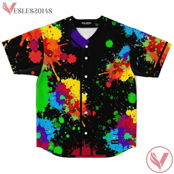 Raibow Paint Color Splashes Taylor Al Custom Jersey - Vesles2014s