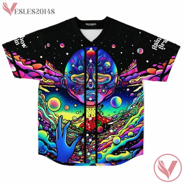 Rainbow Brain Acid Psychedelic EDM Jersey - Vesles2014s