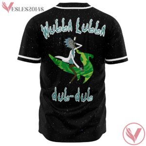 Rave Bonfire Rick And Morty Wubba Lubba Dub Dub Baseball Jersey, Gift Ideas For EDM Lovers - Vesles2014s 3