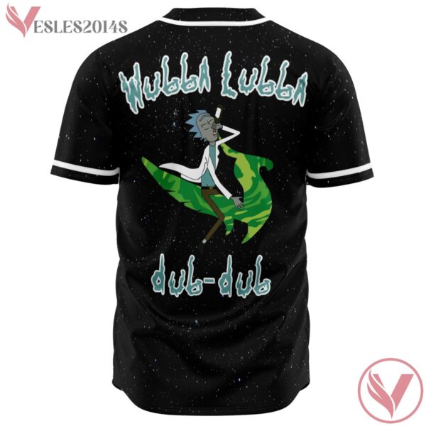 Rave Bonfire Rick And Morty Wubba Lubba Dub Dub Baseball Jersey, Gift Ideas For EDM Lovers - Vesles2014s 3