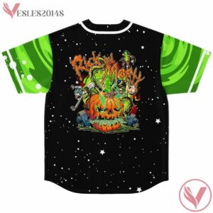 Rave Bonfire Rick And Morty in Halloween Baseball Jersey, Gifts For EDM Lovers - Vesles2014s 3