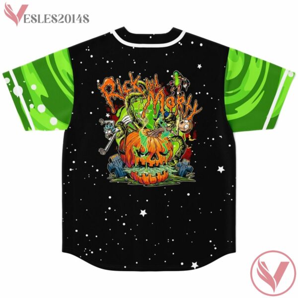 Rave Bonfire Rick And Morty in Halloween Baseball Jersey, Gifts For EDM Lovers - Vesles2014s 3