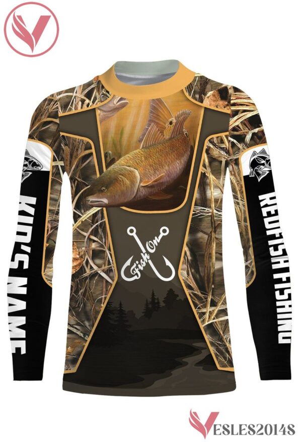 Redfish Customized Fish On Long Sleeve, Hoodie, Zip Up Hoodie - Uniform Custom Clothes, Unique Gifts For Employee - Vesles2014s 1