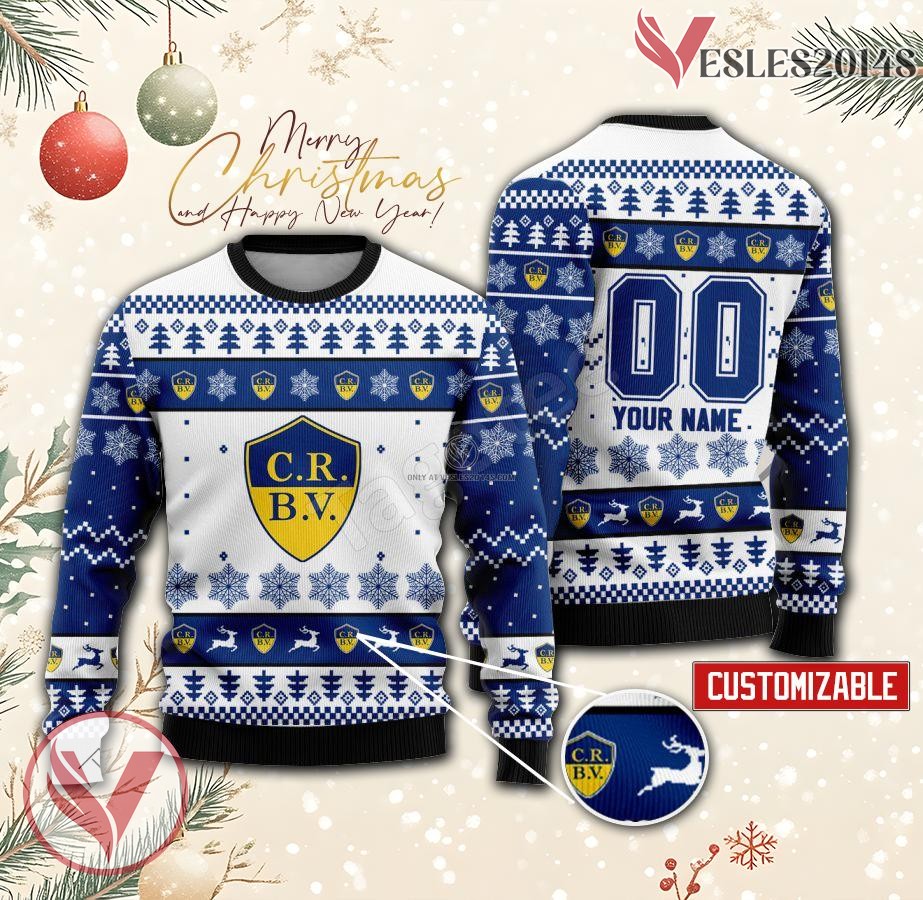 Regatas Bella Vista Rugby Custom Ugly Christmas Sweater, Unique Gift For Fans - Vesles2014s