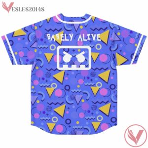 Retro Game Pixel Pattern Megin Custom Baseball Jersey - Vesles2014s 1