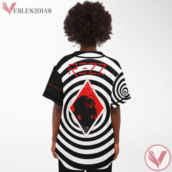 Rezz Abtract Black And White  Amber Custom Jersey - Vesles2014s 3
