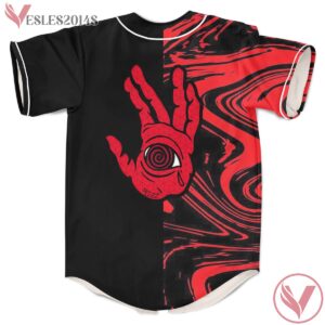 Rezz Hypno Hand Red Trippy Psychedelic Baseball Jersey For EDM Festivals, Gift Ideas For Music Lovers - Vesles2014s 1
