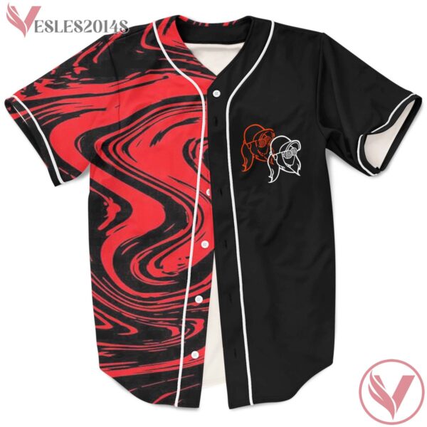 Rezz Hypno Hand Red Trippy Psychedelic Baseball Jersey For EDM Festivals, Gift Ideas For Music Lovers - Vesles2014s
