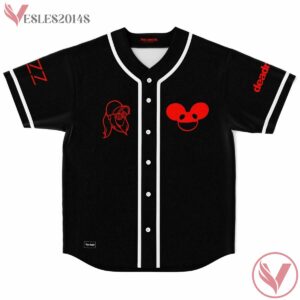 Rezz Jersey Deadmau5 Red Black Jersey, Gift Ideas For Ravers - Vesles2014s