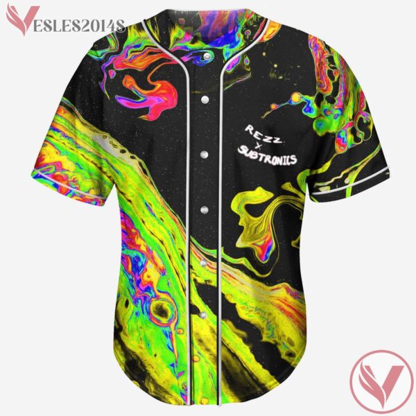 Rezz Subtronics Acid Psychedelic Baseball Jersey For EDM Festivals - Vesles2014s