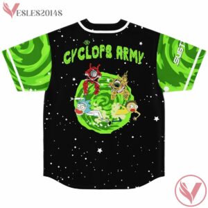 Rick And Morty Cyclops Army Christian Ra custom jersey V2 - Vesles2014s 1