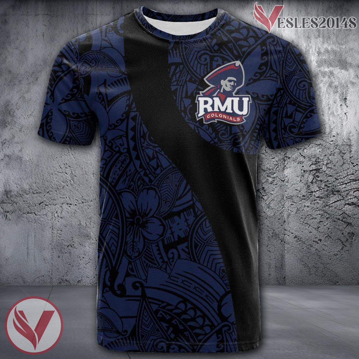 Robert Morris Colonials NCAA Polynesian Pattern Shirt, Unique Gifts For Fans - Vesles2014s