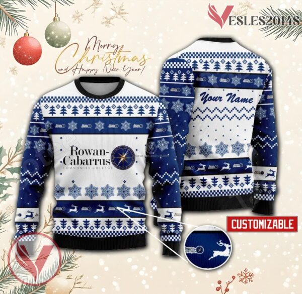Rowan–Cabarrus Community College Custom Ugly Christmas Sweater, Unique Gift For Fans - Vesles2014s