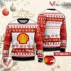 Royal Dutch Shell Logo Personalized Ugly Christmas Sweater, Unique Gift For Fans - Vesles2014s