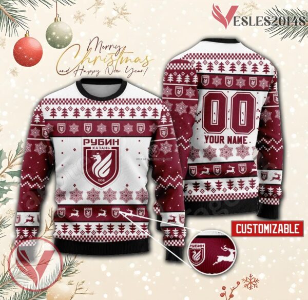 Rubin Kazan Custom Ugly Christmas Sweater, Unique Gift For Fans - Vesles2014s
