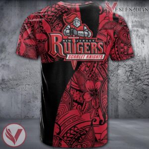 Rutgers Scarlet Knights NCAA Polynesian Pattern Shirt, Unique Gifts For Fans - Vesles2014s 1